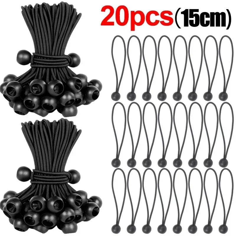 Ball Bungee/Bungie Cord Heavy Duty Highly Elastic Tie Downs Straps - Direct On Sale