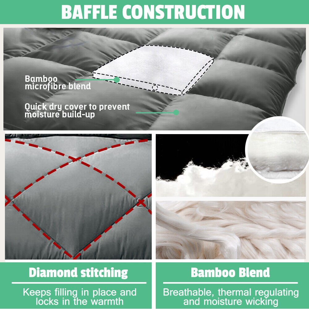 Bamboo Microfibre Quilt - All - Season Duvet for Winter and Summer Comfort - Direct On Sale