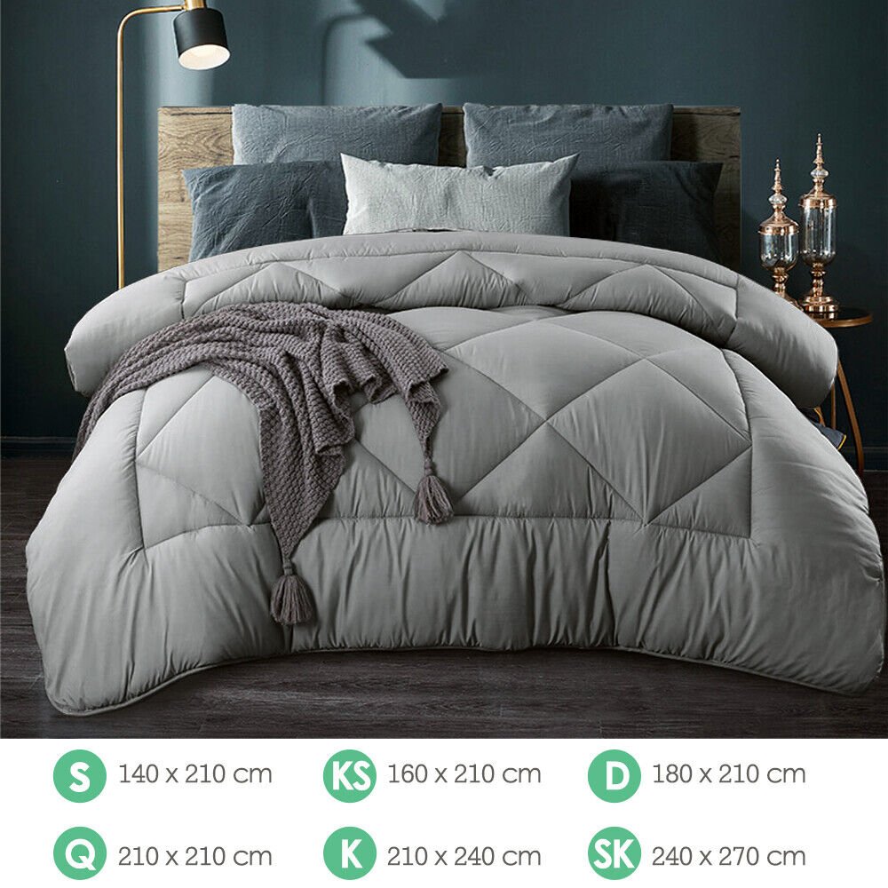 Bamboo Microfibre Quilt - All - Season Duvet for Winter and Summer Comfort - Direct On Sale