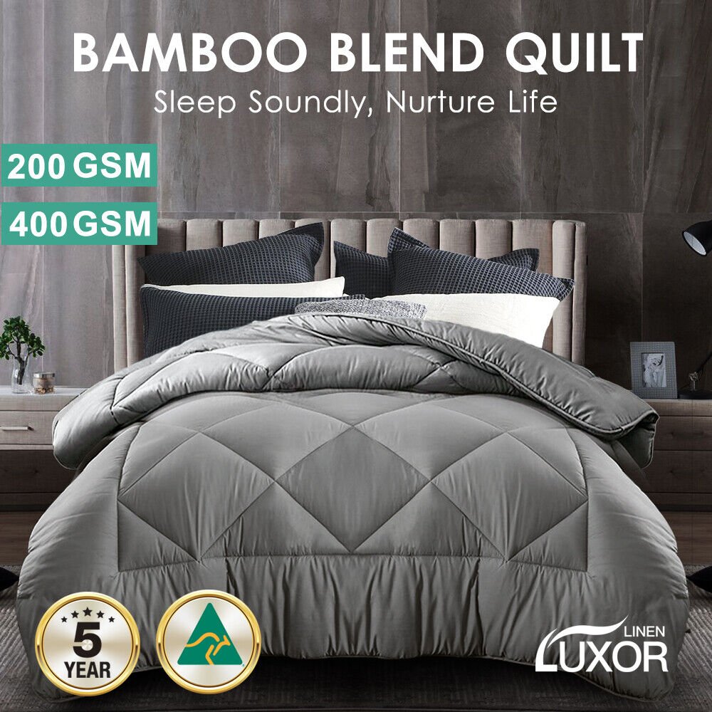 Bamboo Microfibre Quilt - All - Season Duvet for Winter and Summer Comfort - Direct On Sale