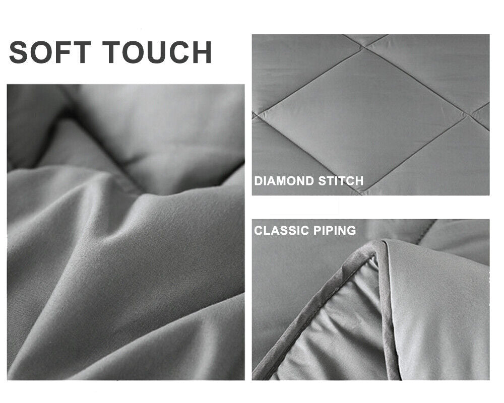 Bamboo Microfibre Quilt - All - Season Duvet for Winter and Summer Comfort - Direct On Sale
