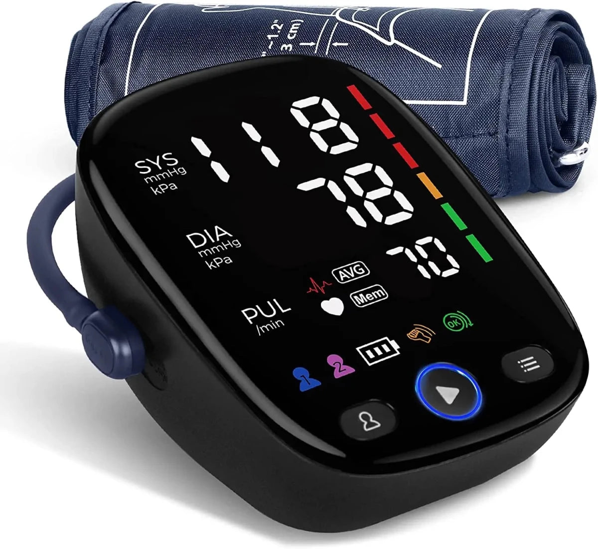 Blood Pressure Monitor Upper Arm Automatic BP with LED Display - Direct On Sale