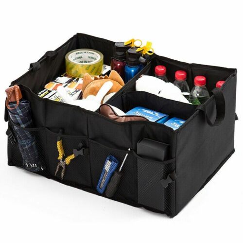Car Boot Organiser Partition Collapsible Storage Box Trunk Bag Tool Multipurpose - Direct On Sale