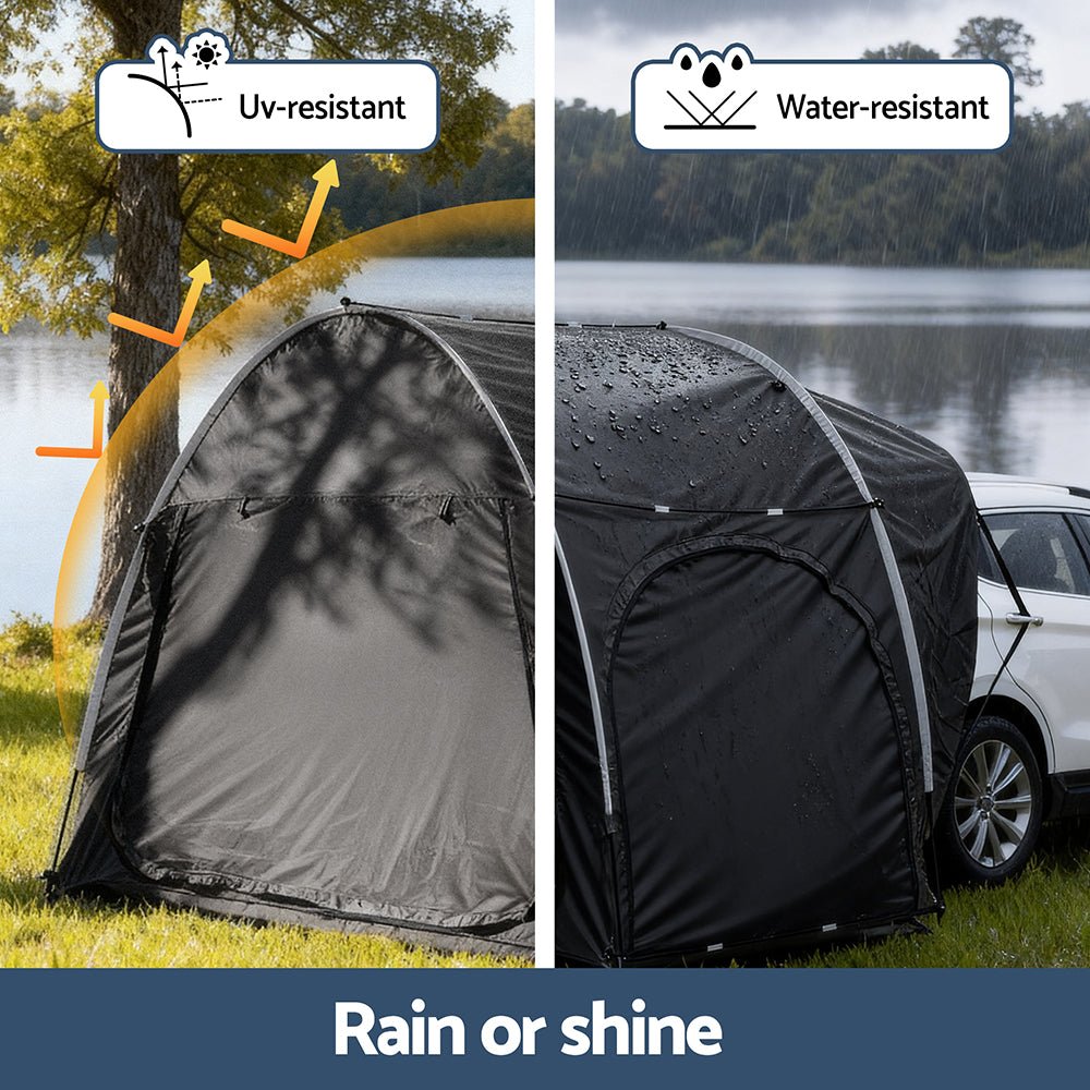 Car Camping Tent – Water - Resistant, UV - Protected, Rear Vehicle Awning Shelter - Direct On Sale