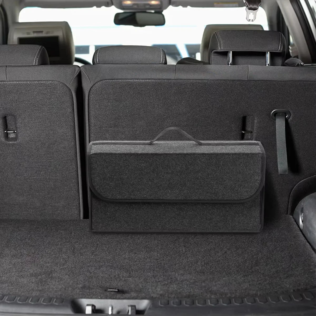Car Trunk Storage Organiser – Dark Gray, Thickened & Foldable - Direct On Sale
