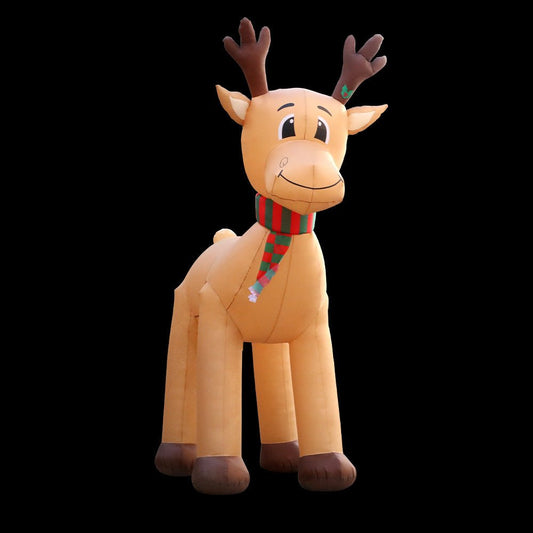 Christmas Inflatable Reindeer 5M Illuminated Decorations - Direct On Sale