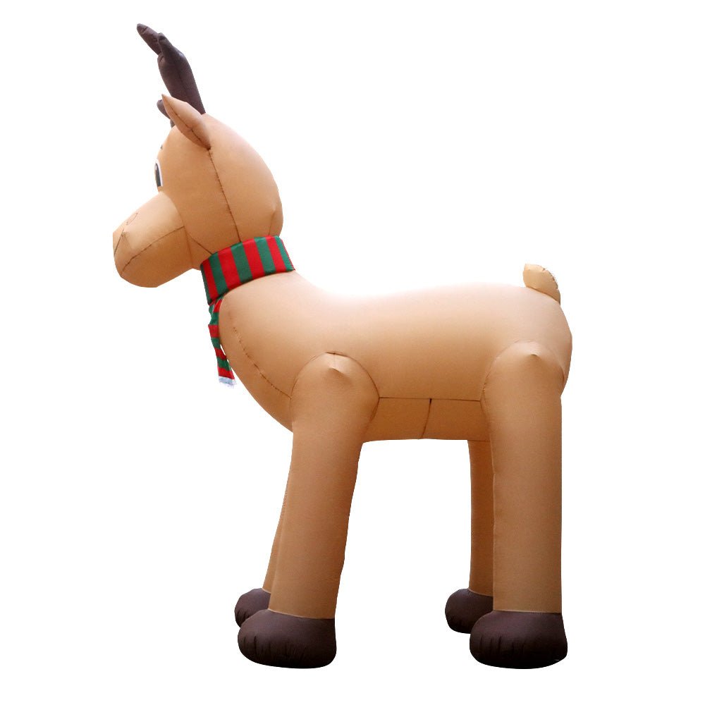 Christmas Inflatable Reindeer 5M Illuminated Decorations - Direct On Sale