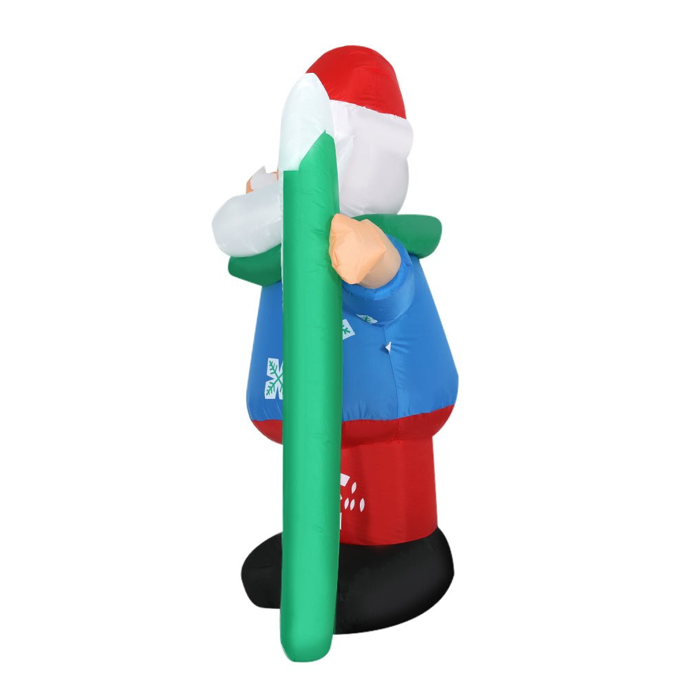 Christmas Inflatable Santa 1.6M Illuminated Decorations - Direct On Sale