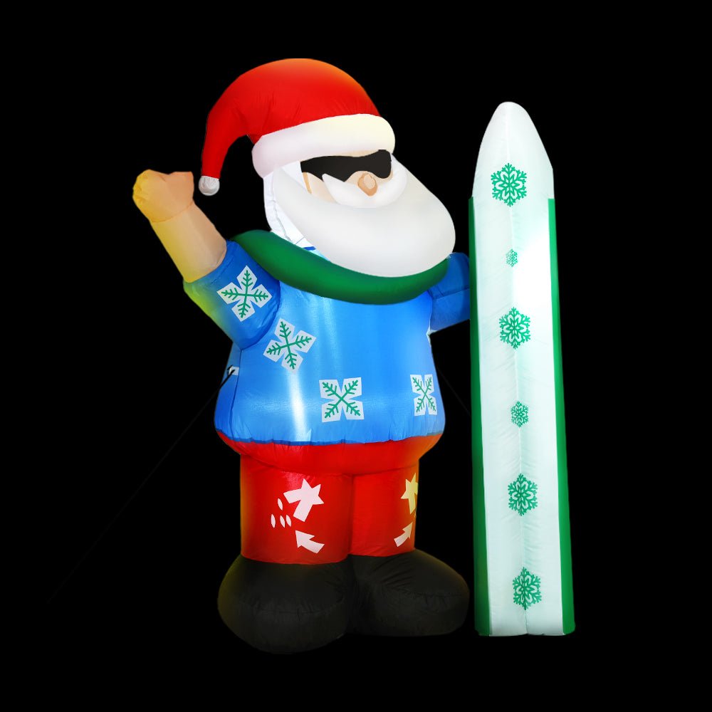 Christmas Inflatable Santa 1.6M Illuminated Decorations - Direct On Sale