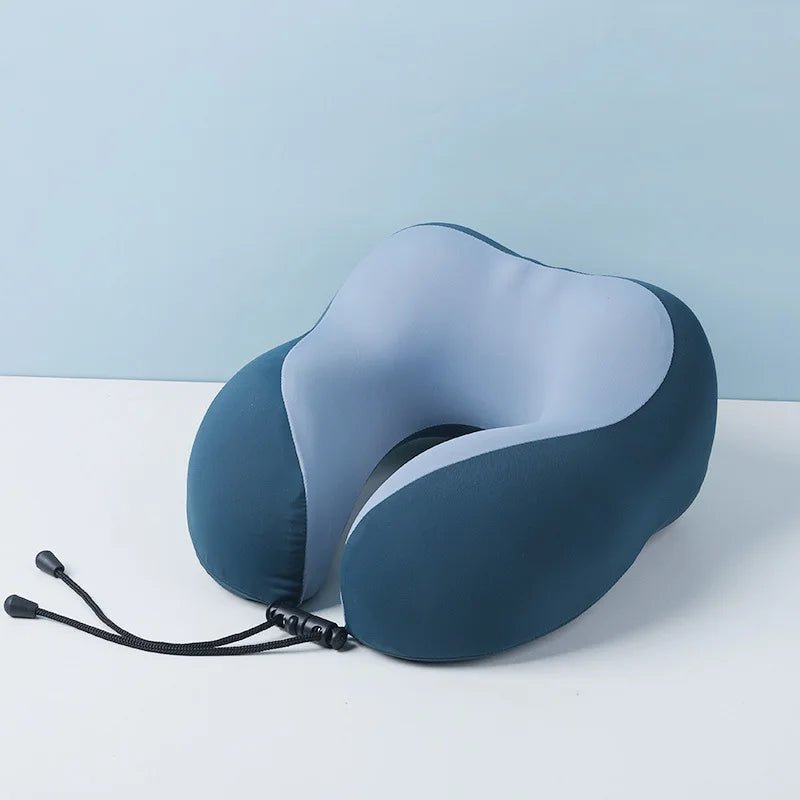 Cooling Memory Foam Neck Pillow for Travel - U - Shaped Ergonomic Travel Pillow for Adults - Direct On Sale