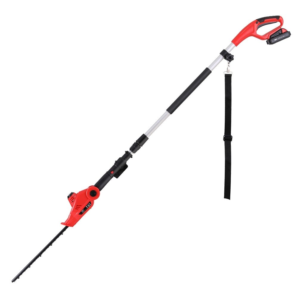 Cordless Pole Hedge Trimmer Garden Pruner Electric Cutter - Direct On Sale