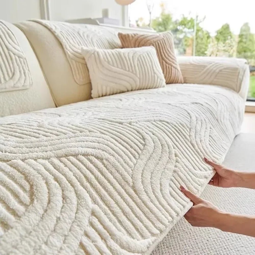 Cotton Sofa Cover – Washable Couch Protector Throw Blanket for Lounge (All Sizes) - Direct On Sale