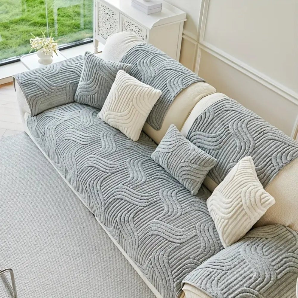 Cotton Sofa Cover – Washable Couch Protector Throw Blanket for Lounge (All Sizes) - Direct On Sale