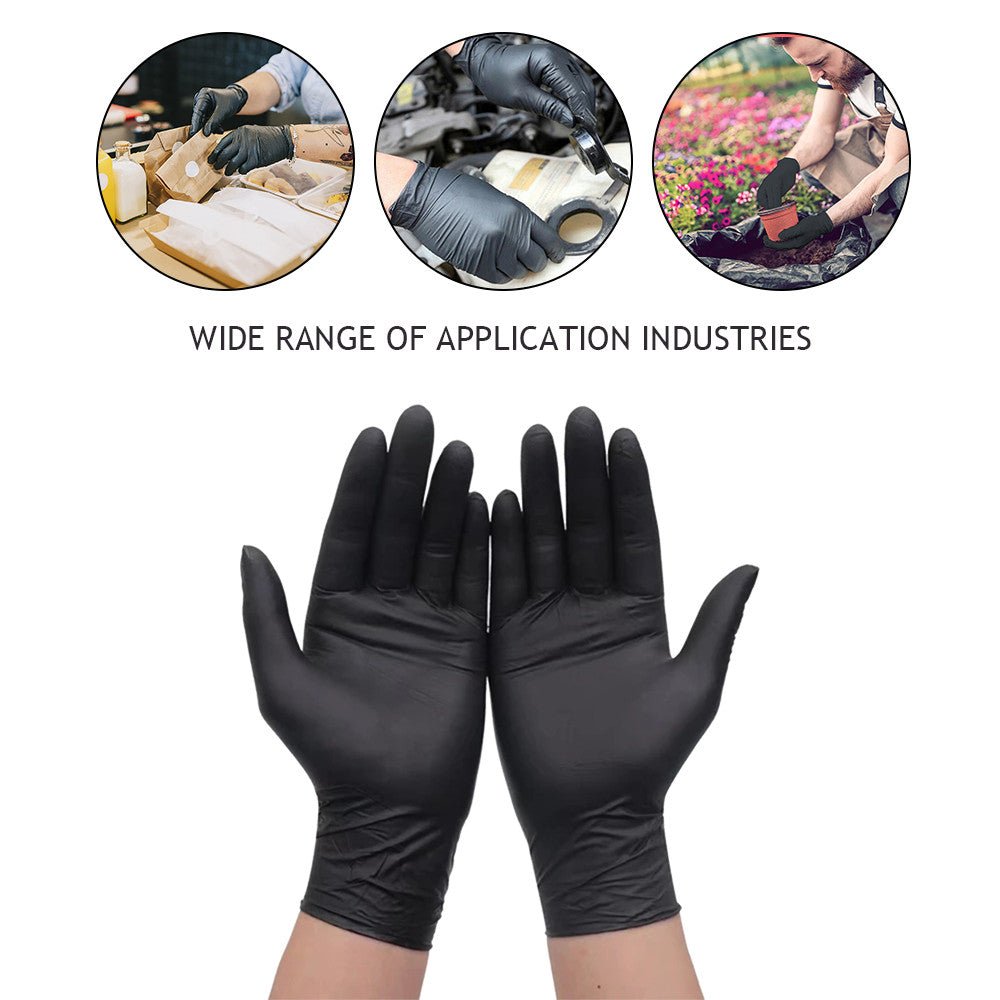 Disposable Synthetic Nitrile Gloves Tattoo Dental Kitchen Latex Powder - Free Touchscreen - Compatible - Direct On Sale