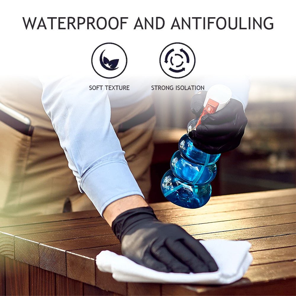 Disposable Synthetic Nitrile Gloves Tattoo Dental Kitchen Latex Powder - Free Touchscreen - Compatible - Direct On Sale