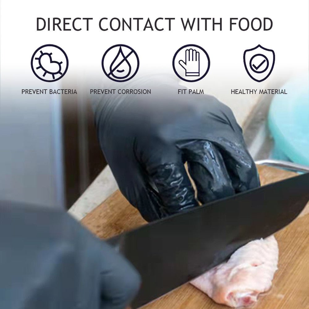 Disposable Synthetic Nitrile Gloves Tattoo Dental Kitchen Latex Powder - Free Touchscreen - Compatible - Direct On Sale