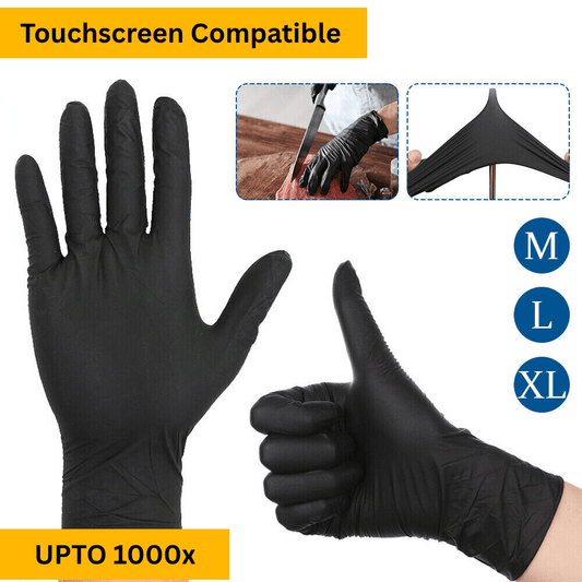 Disposable Synthetic Nitrile Gloves Tattoo Dental Kitchen Latex Powder - Free Touchscreen - Compatible - Direct On Sale
