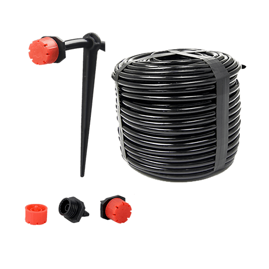 DIY 50M Micro Drip Kit Hose Garden Irrigation System Plant Watering - Direct On Sale