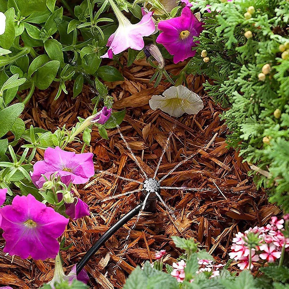 DIY 50M Micro Drip Kit Hose Garden Irrigation System Plant Watering - Direct On Sale