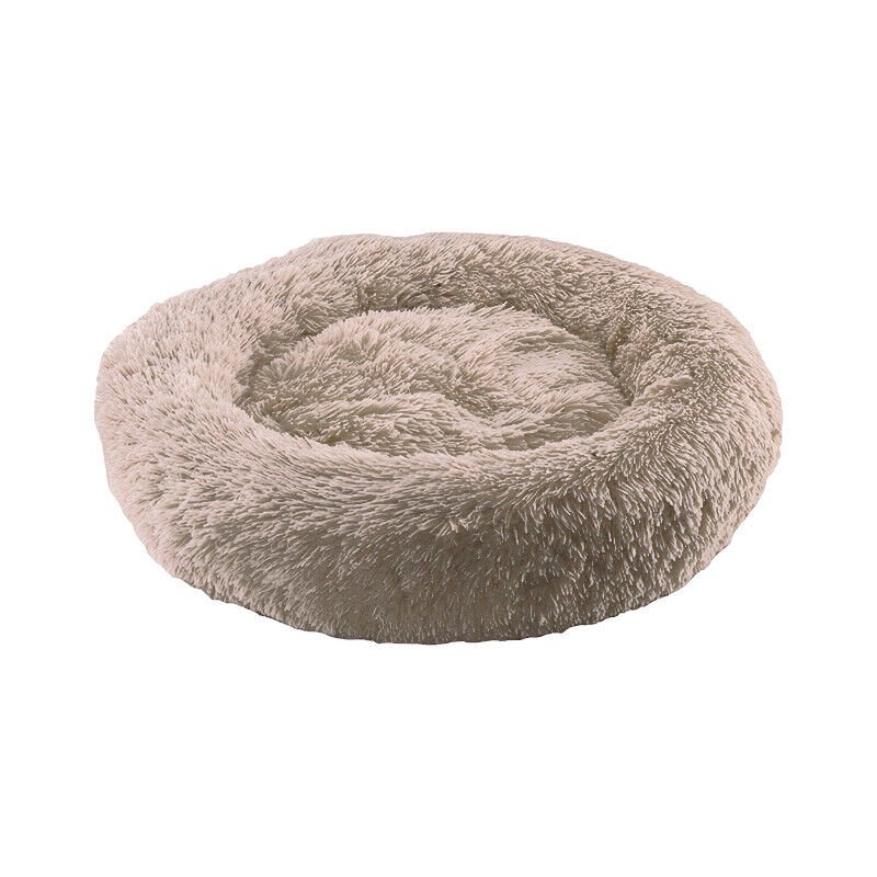 Dog Pet Cat Calming Bed Beds Large Mat Comfy Puppy Fluffy Donut Cushion Plush - Direct On Sale