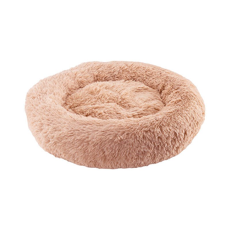 Dog Pet Cat Calming Bed Beds Large Mat Comfy Puppy Fluffy Donut Cushion Plush - Direct On Sale