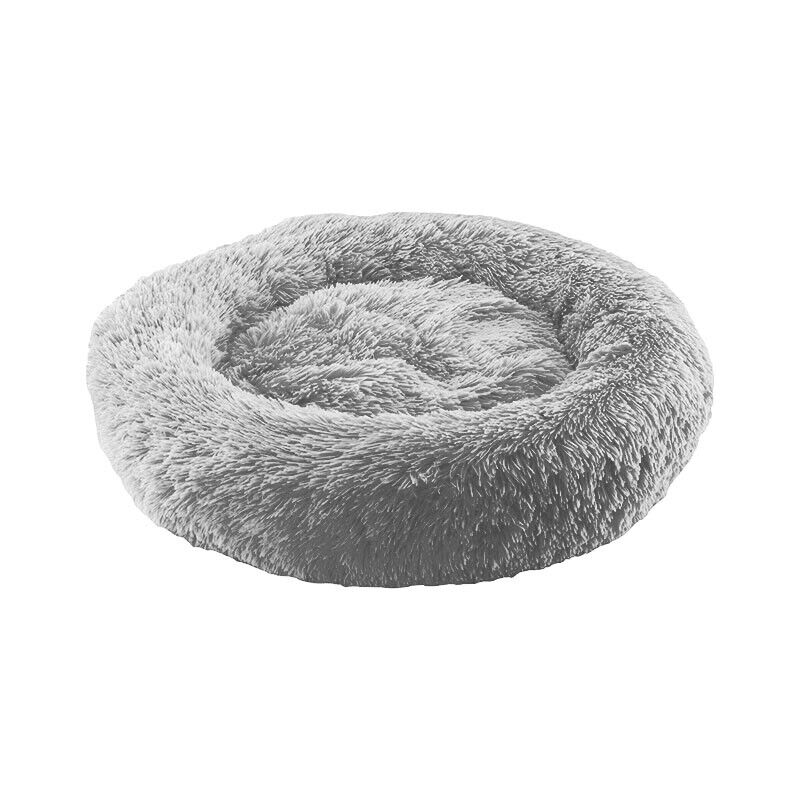 Dog Pet Cat Calming Bed Beds Large Mat Comfy Puppy Fluffy Donut Cushion Plush - Direct On Sale