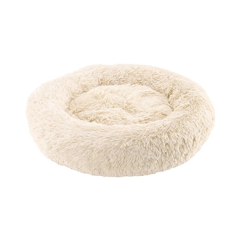 Dog Pet Cat Calming Bed Beds Large Mat Comfy Puppy Fluffy Donut Cushion Plush - Direct On Sale