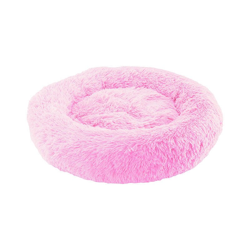 Dog Pet Cat Calming Bed Beds Large Mat Comfy Puppy Fluffy Donut Cushion Plush - Direct On Sale
