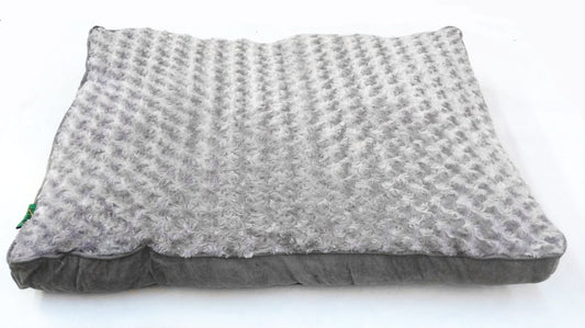 Dog Puppy Pad Bed Kennel Mat Cushion Bed 85 x 60 cm Blue / Grey - Direct On Sale
