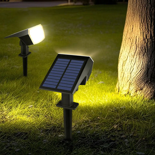 Super Bright LED Solar Floodlight Waterproof Spotlight Lamp For Garden Lawn Pathway | 1200mAh | Upto 9 Hours Working | 59 LED