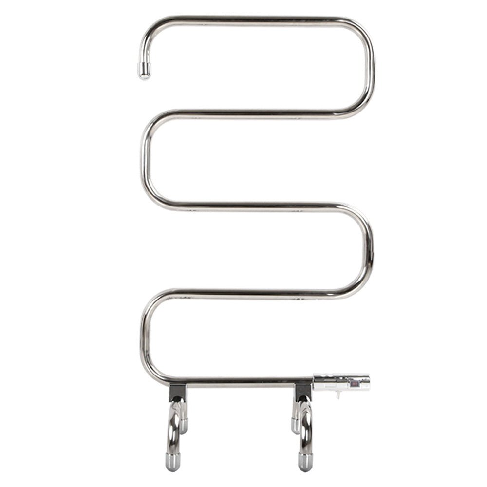 Electric Heated Towel Rail Rack 5 Bars Freestanding Clothes Dry Warmer - Direct On Sale