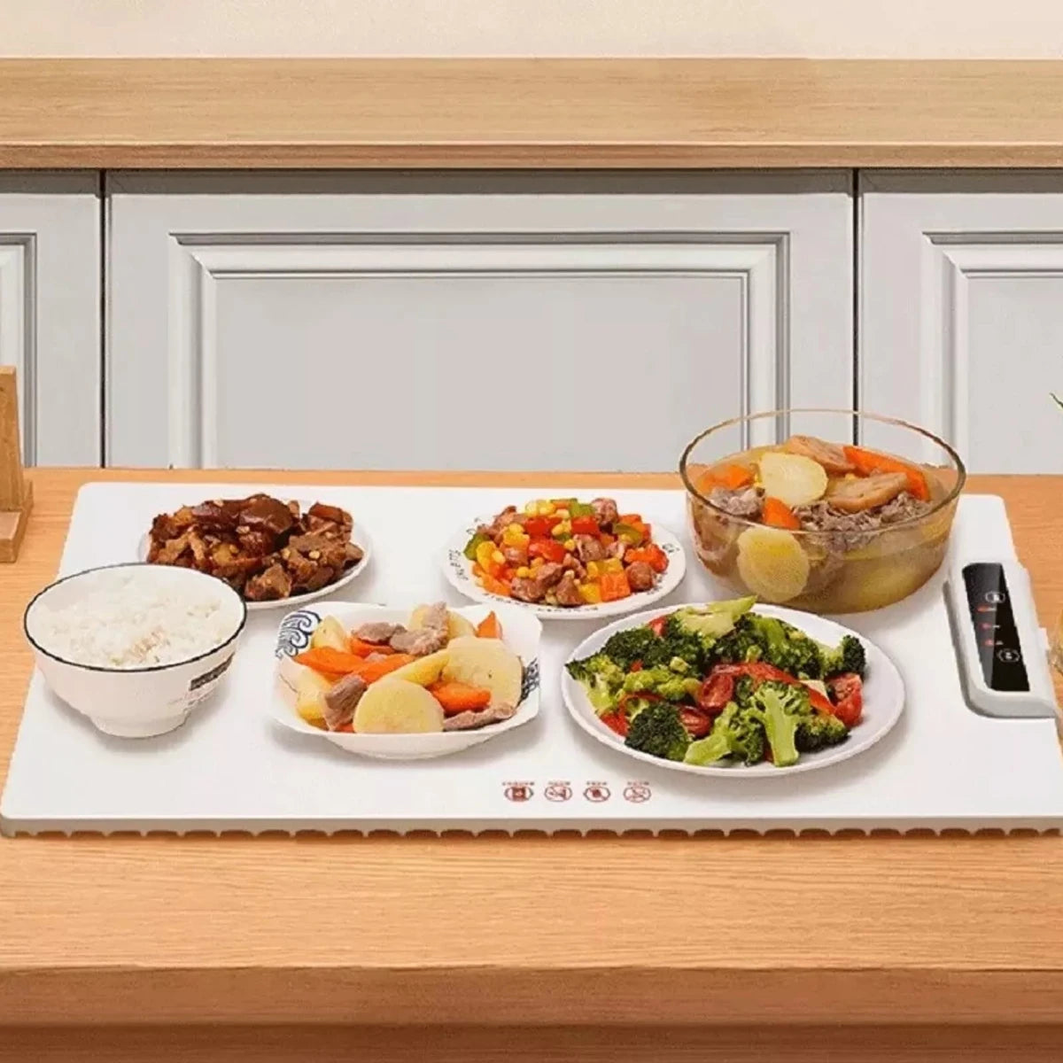 Electric Server Warming Tray,Food Warmer for Parties, Ultra Slim Warming Tray - Direct On Sale