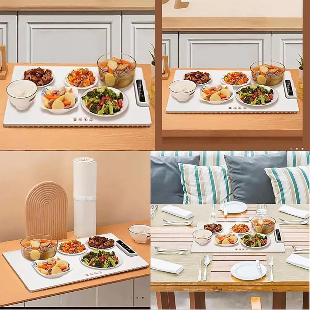 Electric Server Warming Tray,Food Warmer for Parties, Ultra Slim Warming Tray - Direct On Sale