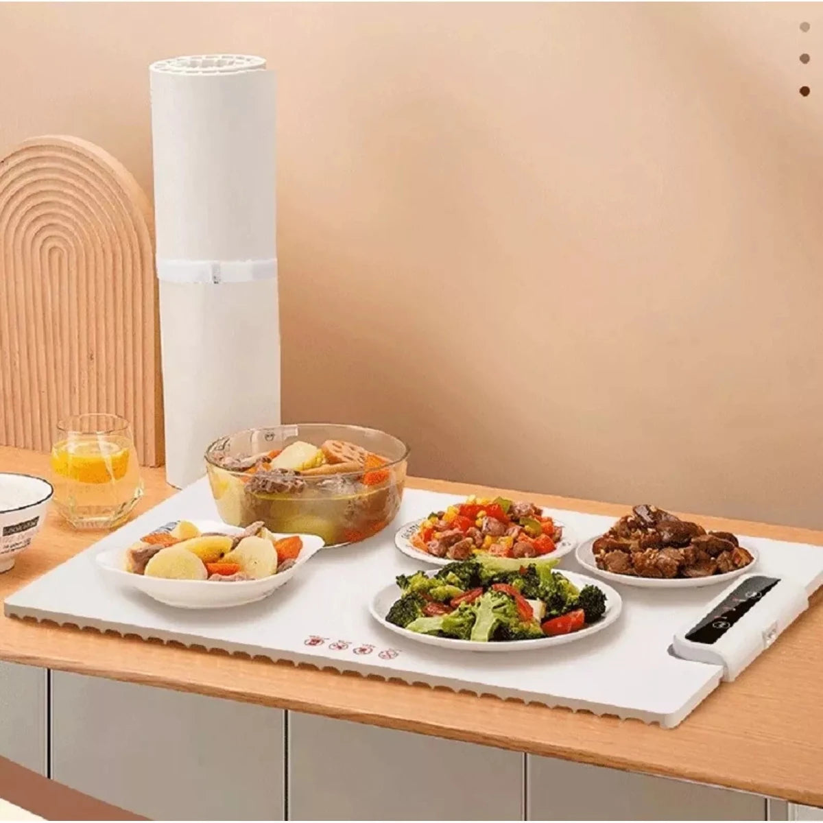 Electric Server Warming Tray,Food Warmer for Parties, Ultra Slim Warming Tray - Direct On Sale