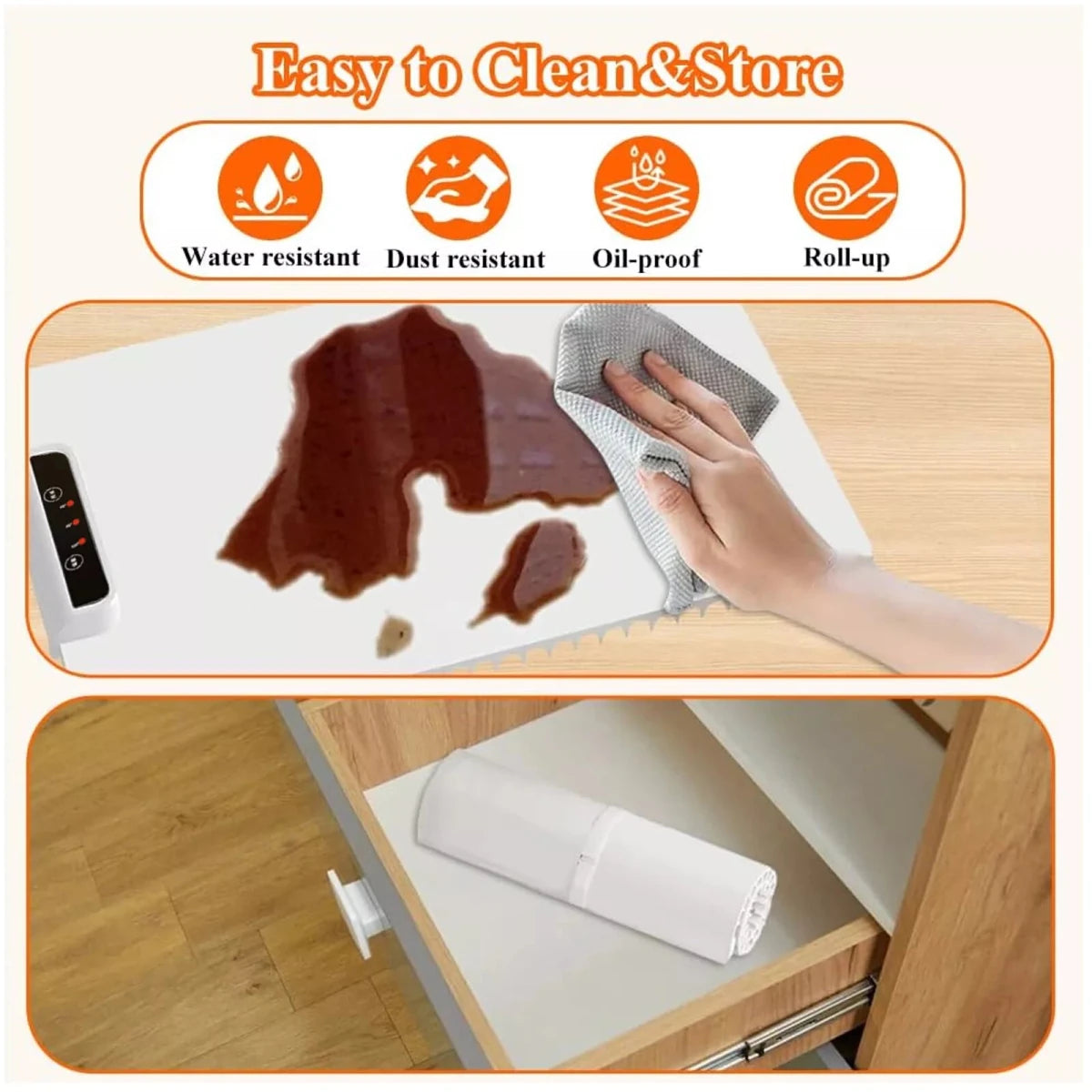 Electric Server Warming Tray,Food Warmer for Parties, Ultra Slim Warming Tray - Direct On Sale