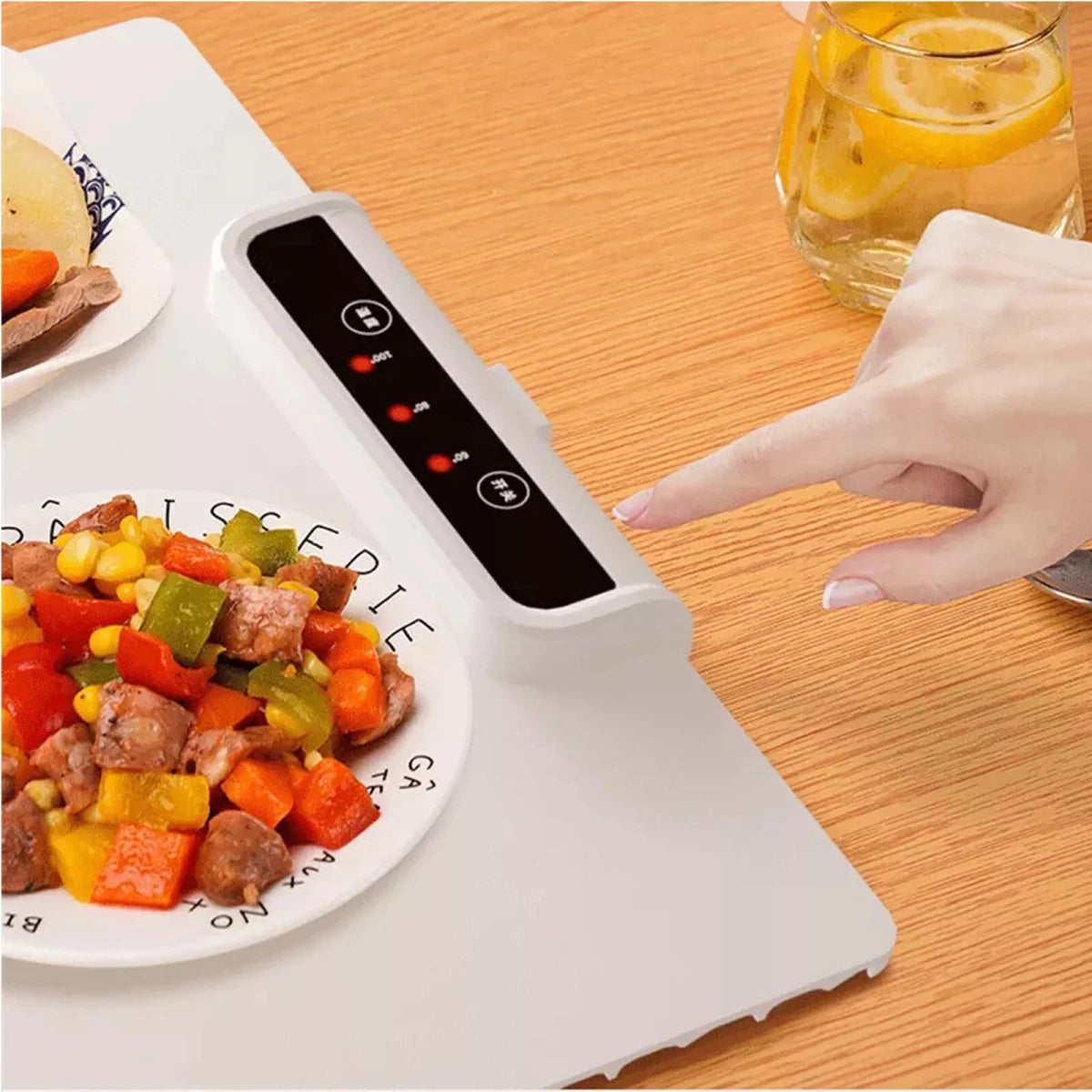 Electric Server Warming Tray,Food Warmer for Parties, Ultra Slim Warming Tray - Direct On Sale