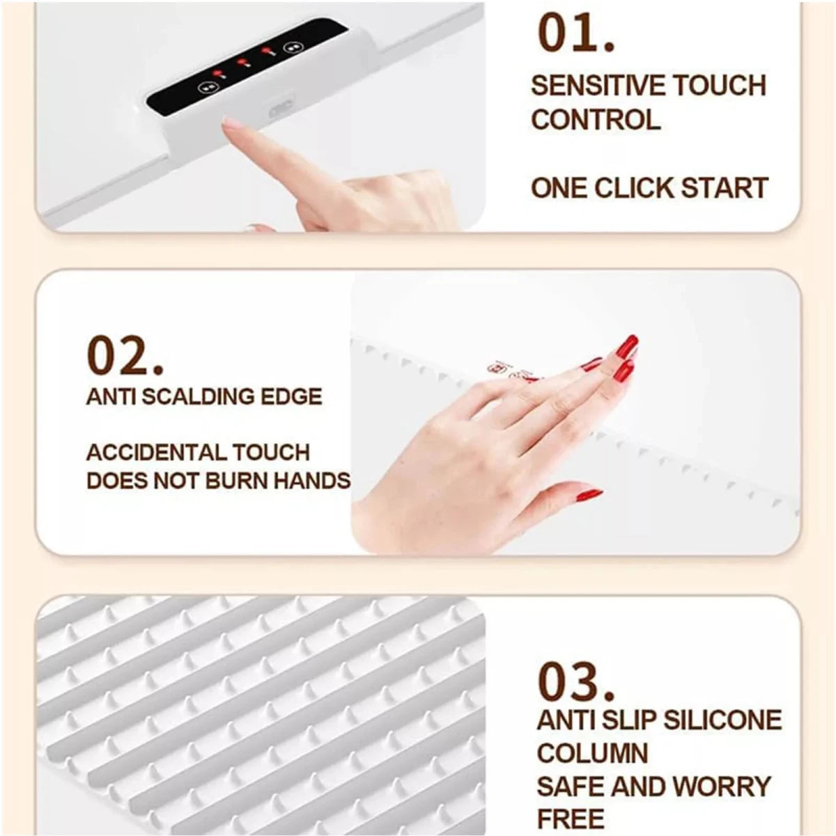 Electric Server Warming Tray,Food Warmer for Parties, Ultra Slim Warming Tray - Direct On Sale
