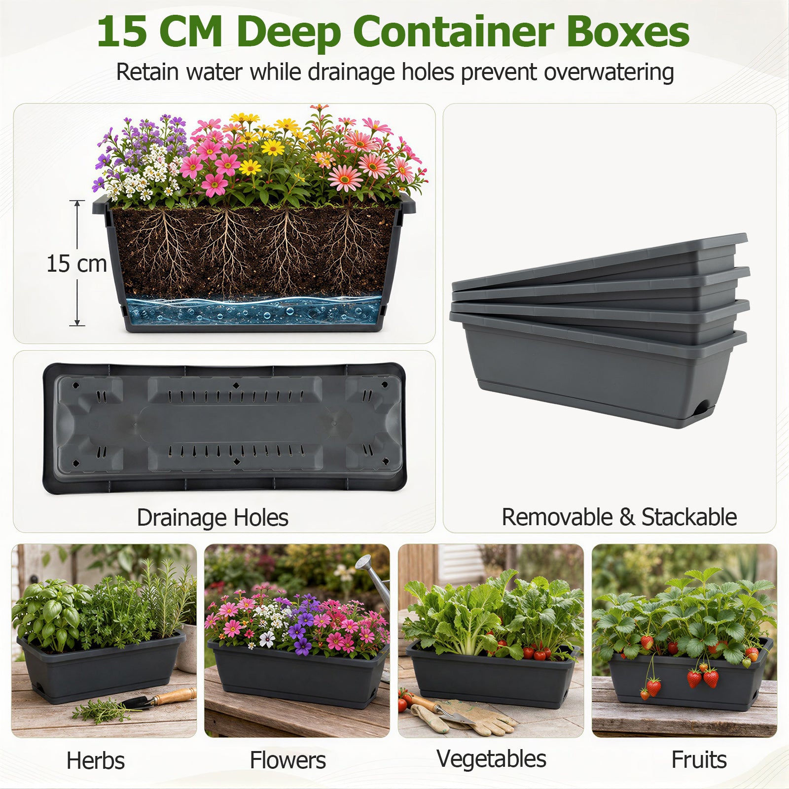 Vertical garden planter growing vegetables