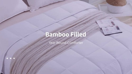 Premium 100% Bamboo Quilt 350/500/700GSM Bamboo Microfibre Doona Duvet All-Season Quilt