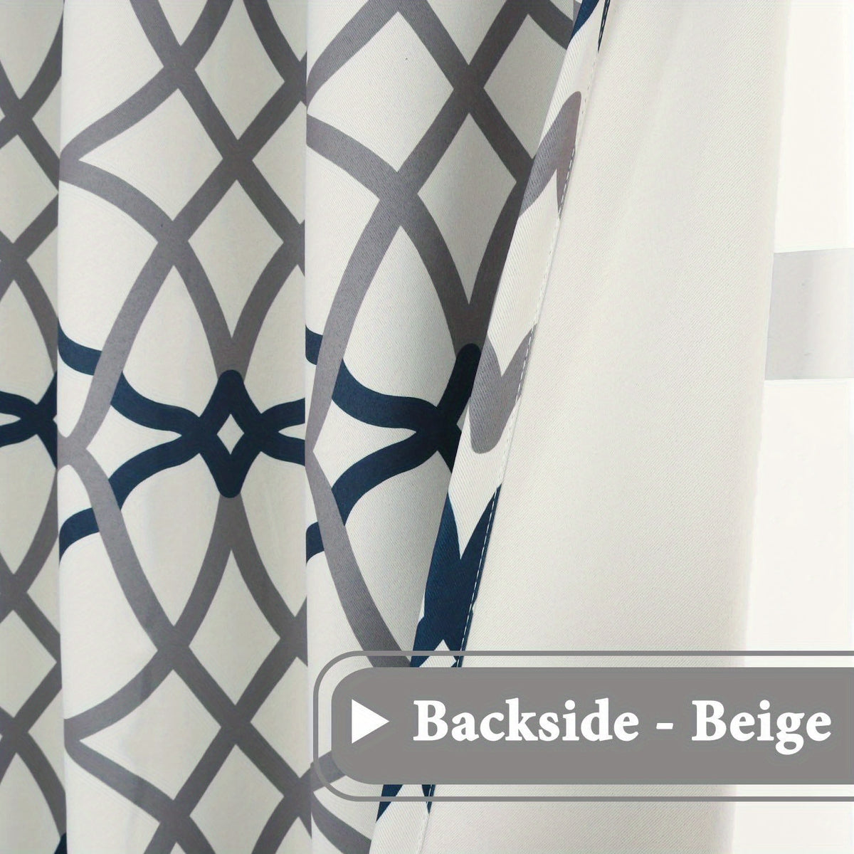 Eyelet grommet top of the curtains