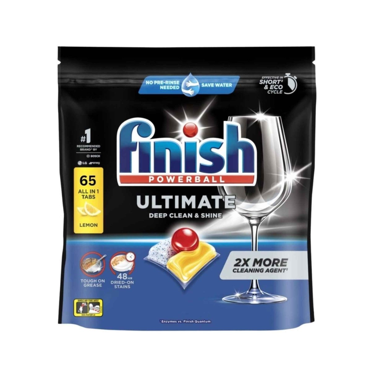Finish Ultimate Lemon x 65 Dishwasher Tablets - Direct On Sale