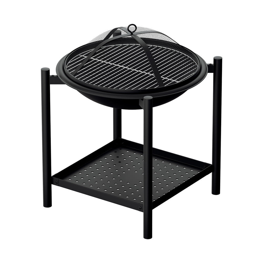 Fire Pit BBQ Grill 2 - in - 1 Outdoor - Direct On Sale