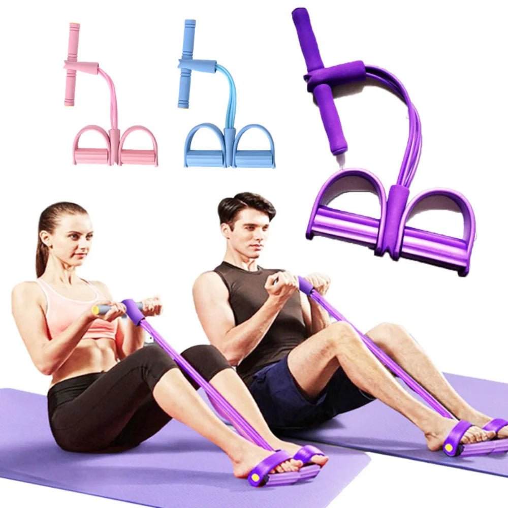 Fitness Gum 4 Tube Resistance Band - Direct On Sale