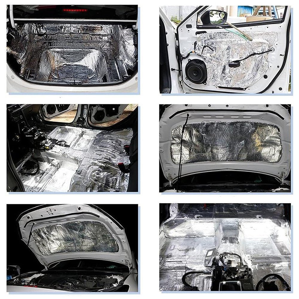 Garage Door Insulation Panels 10mm Aluminium Foil Heat & Sound Insulation Mat Kit - Direct On Sale