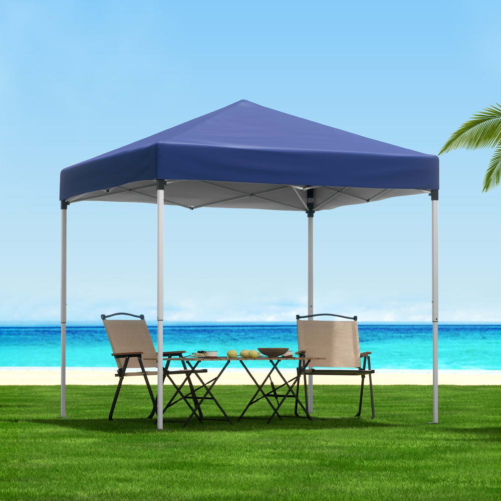 Gazebo 2x2m Outdoor Patio Garden Marquee Shade Blue - Direct On Sale