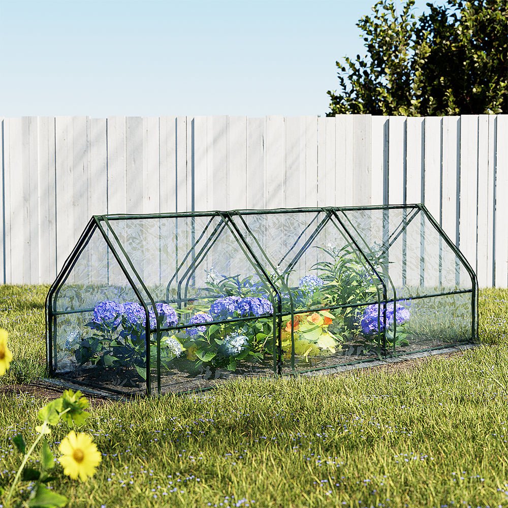 Greenhouse 2.7x0.9x0.9M Mini Green House Raised Garden Bed Planter Box - Direct On Sale