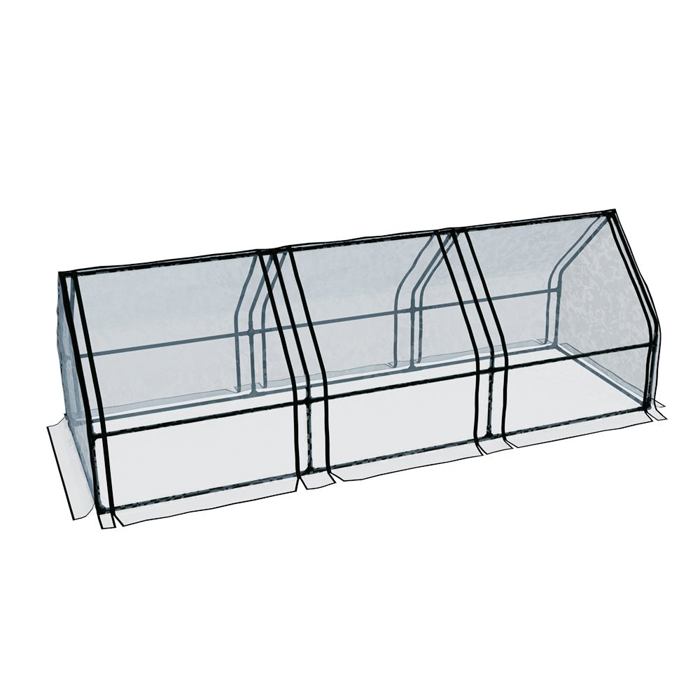 Greenhouse 2.7x0.9x0.9M Mini Green House Raised Garden Bed Planter Box - Direct On Sale