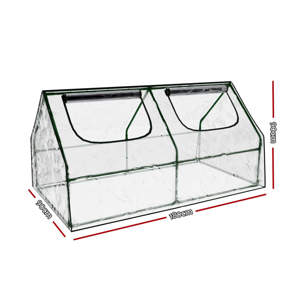 Greenhouse Flower Garden Shed Frame Tunnel Green House 180x90x90cm - Direct On Sale