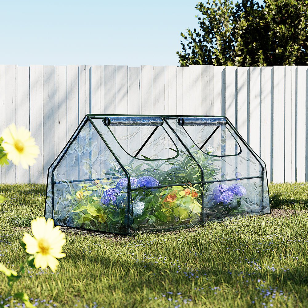 Greenhouse Flower Garden Shed Frame Tunnel Green House 180x90x90cm - Direct On Sale