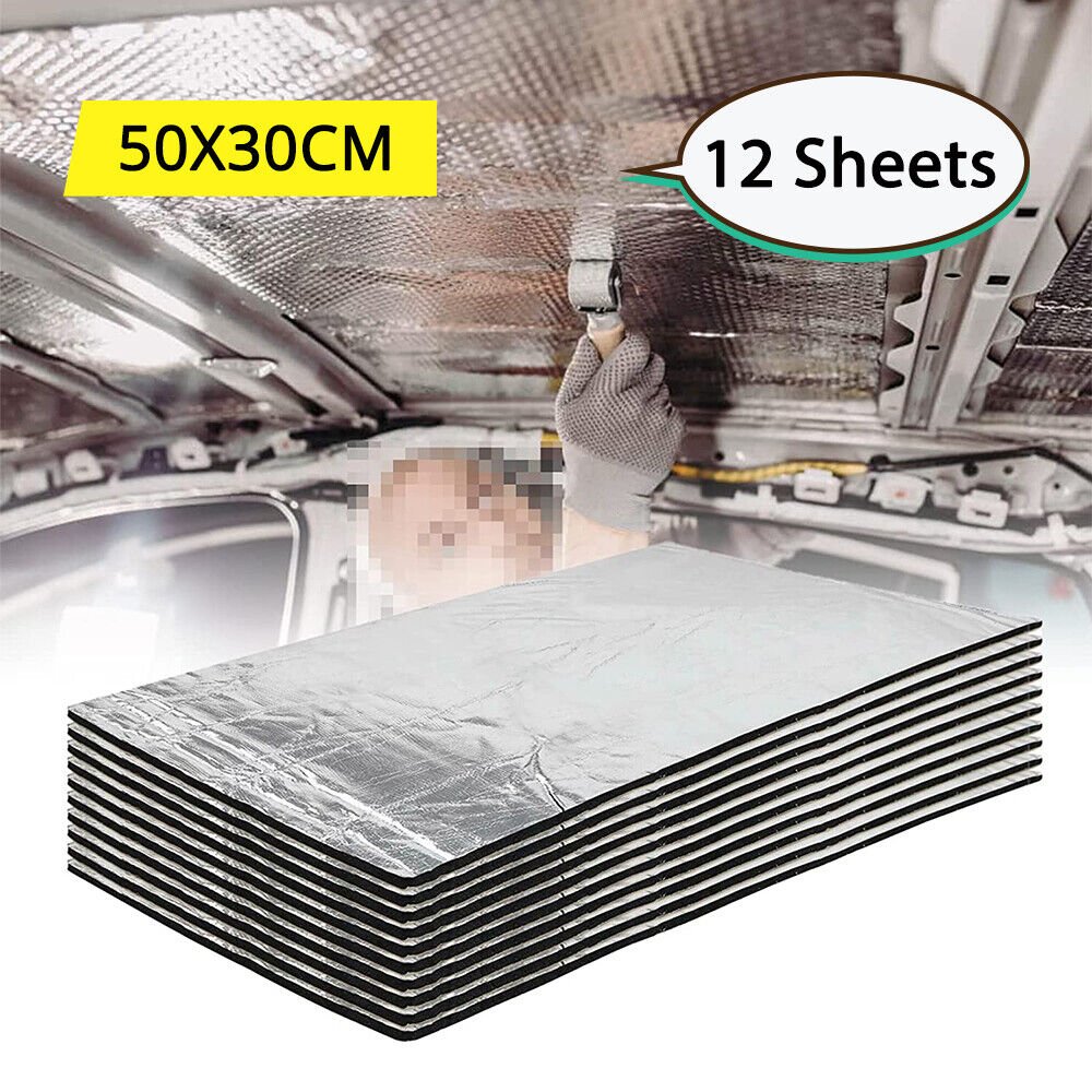 Heat Sound Deadening Insulation Mat Deadener Pad Car Auto Shield Cover - Direct On Sale